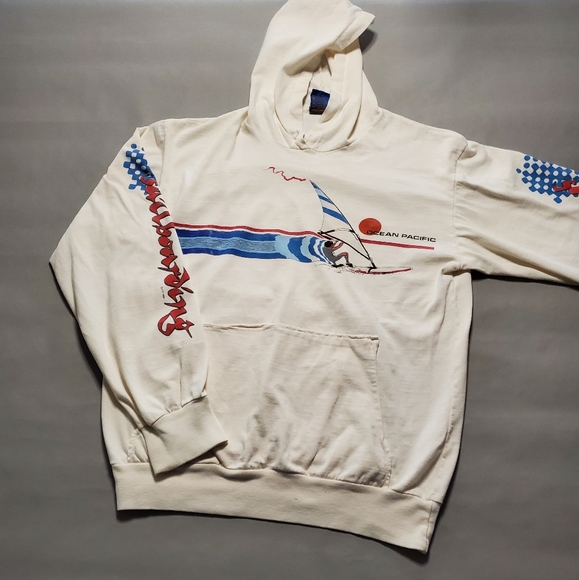 Vintage Ocean Pacific 98s Thin Hoodie 